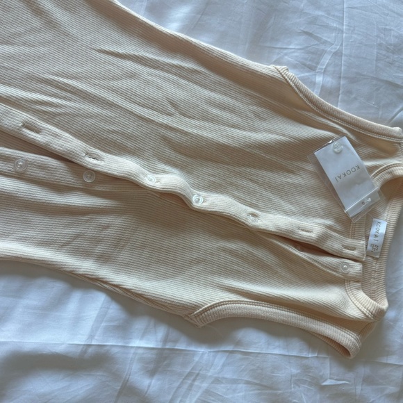 Kookai bec button tank in butter cream - Picture 3 of 4